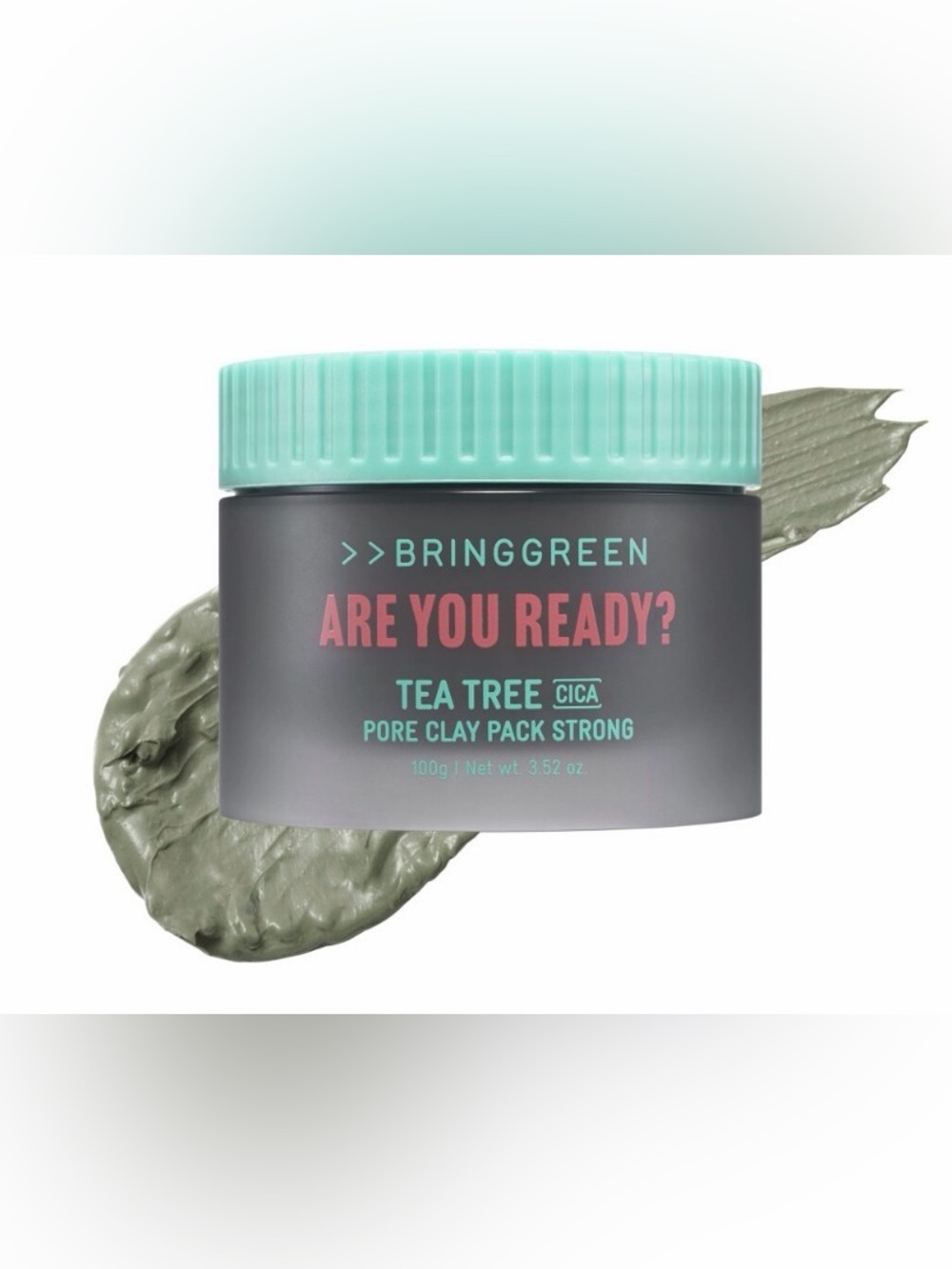 NIB BRING GREEN X NETFLIX SQUID GAME Edition Tea Tree Cica Pore Clay Mask